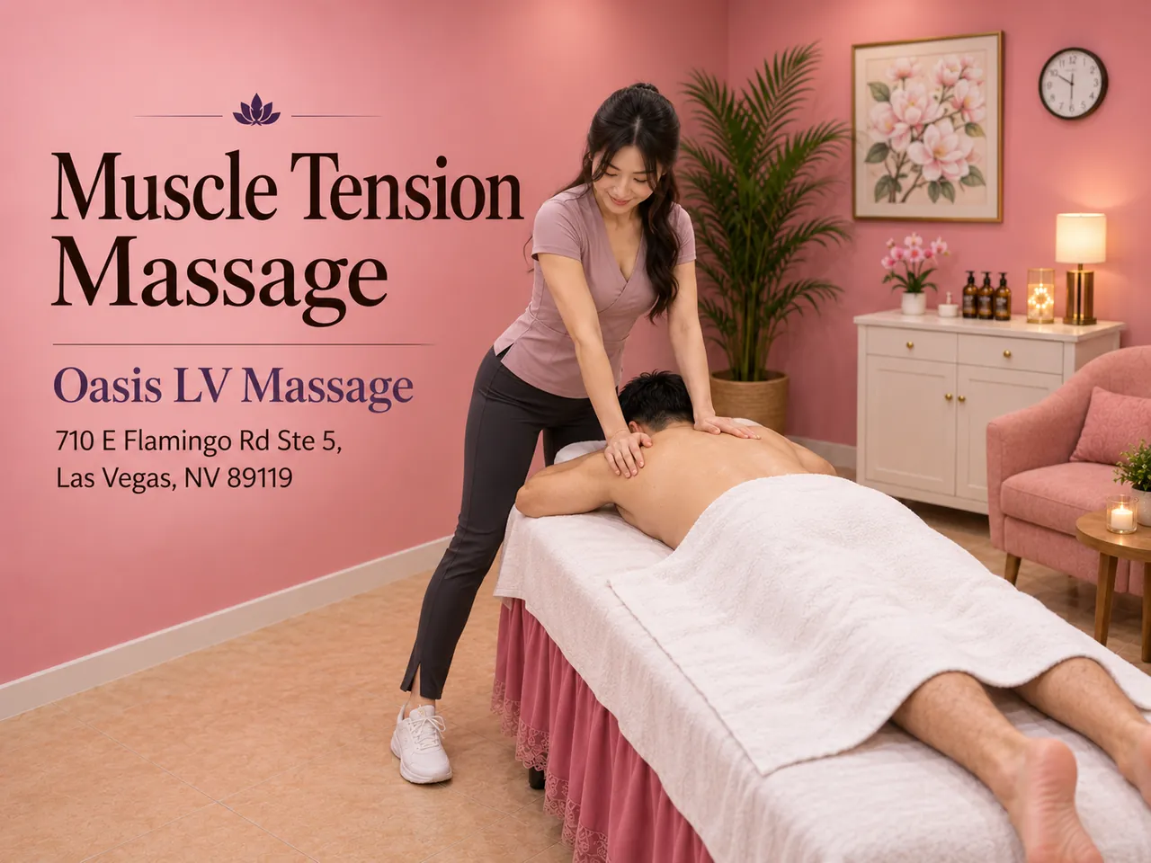 Muscle Tension Massage in Las Vegas, NV at Oasis LV Massage