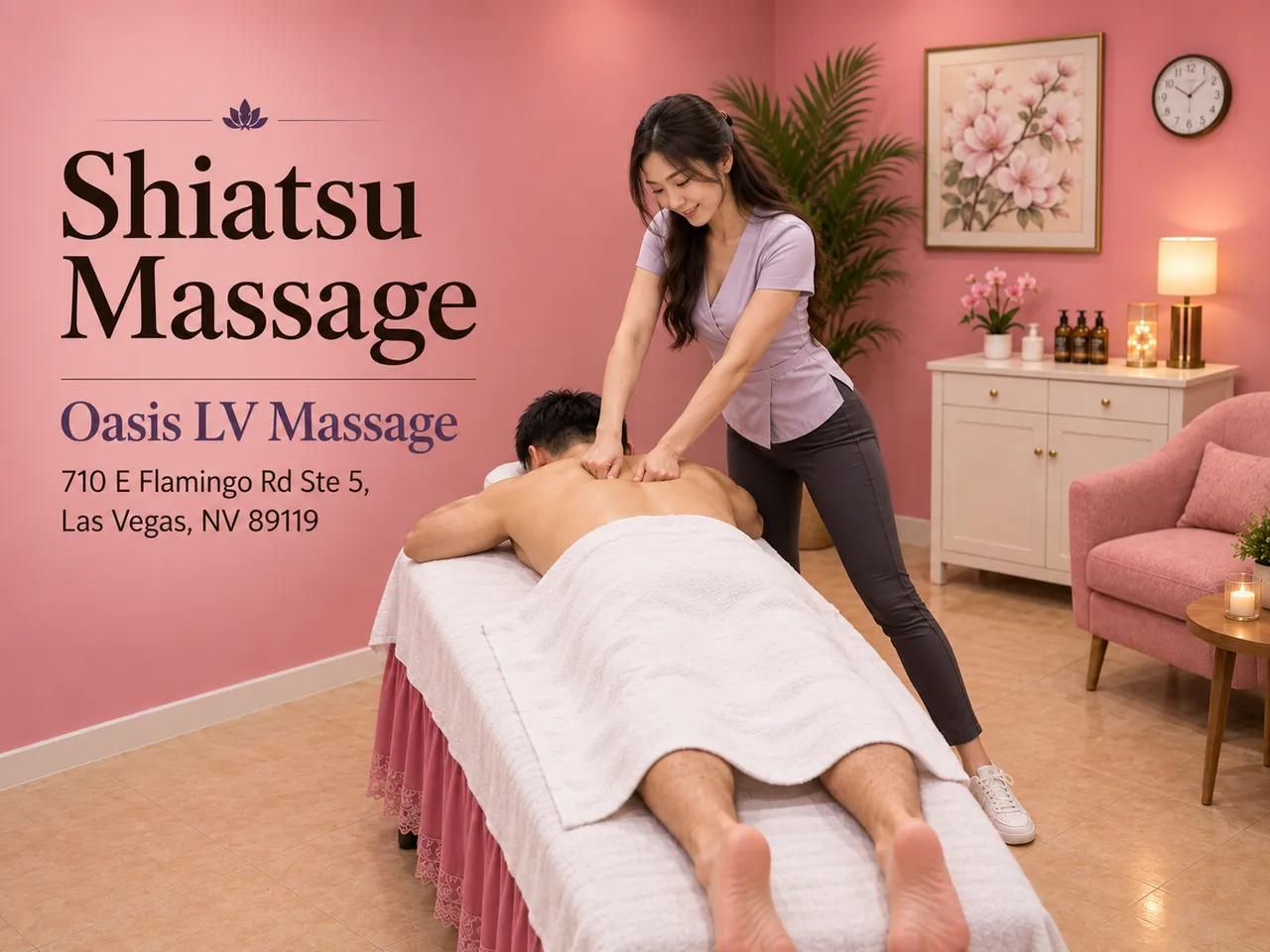 Shiatsu Massage in Las Vegas, NV at Oasis LV Massage